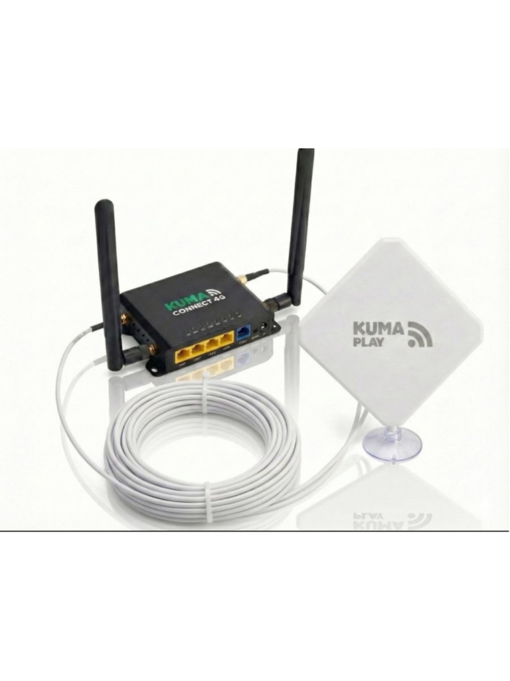 KUMA Connect PLAY 4G LTE Cellular Router & RV Mobile Hotspot- Portable WiFi